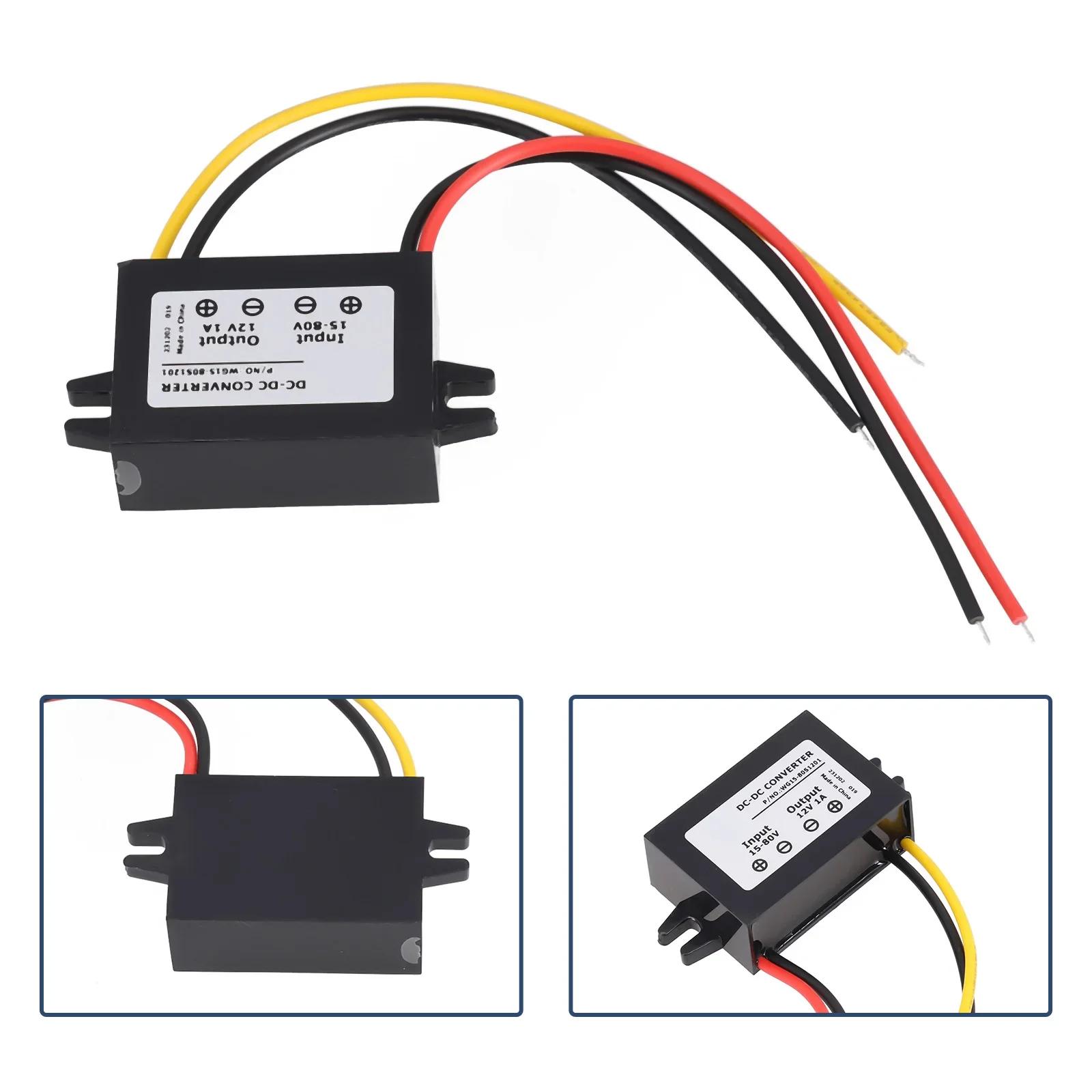

Waterproof Car Power Module DC 24V36V48V60V to 12V 1A Stepdown Converter Over Current and Temperature Protection China Mainland