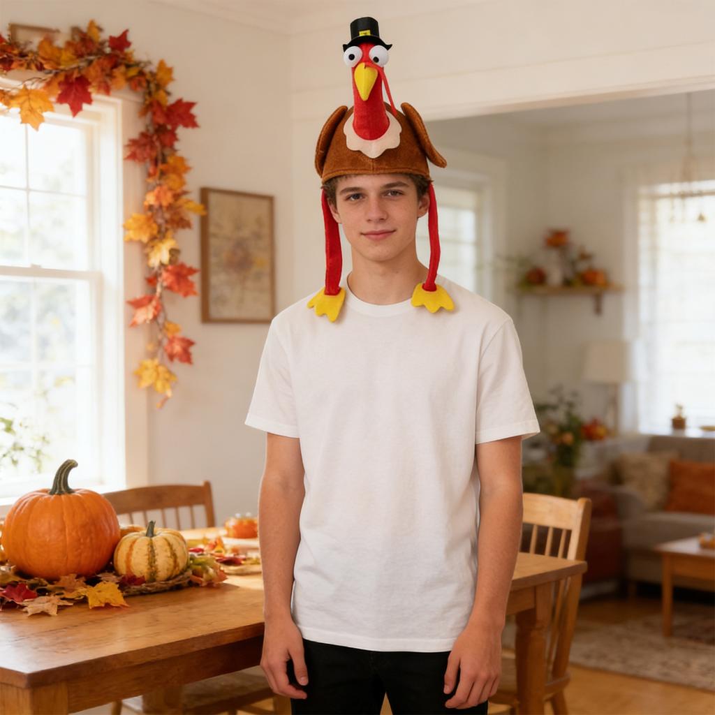 Adult Cartoon Creative And Funny Hats, Headwear And Ball Decorations