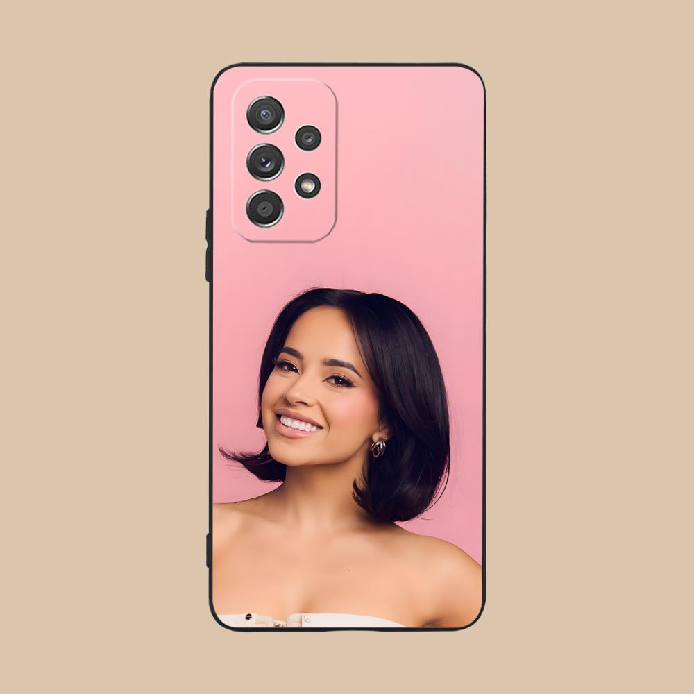 

Модный чехол для мобильного телефона Becky G для Samsung Galaxy A73 72 71 70 56 55 54 53 52 36 35 34 23 16 15 5G Цветной защитный чехол Galaxy A16