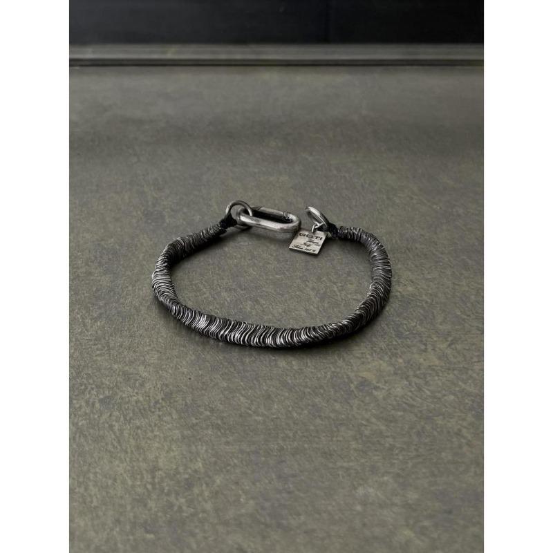 

Темні готичні браслети ручної роботи з перехлестом, важка робота, старі вінтажні браслети, колекція браслетів 18cm