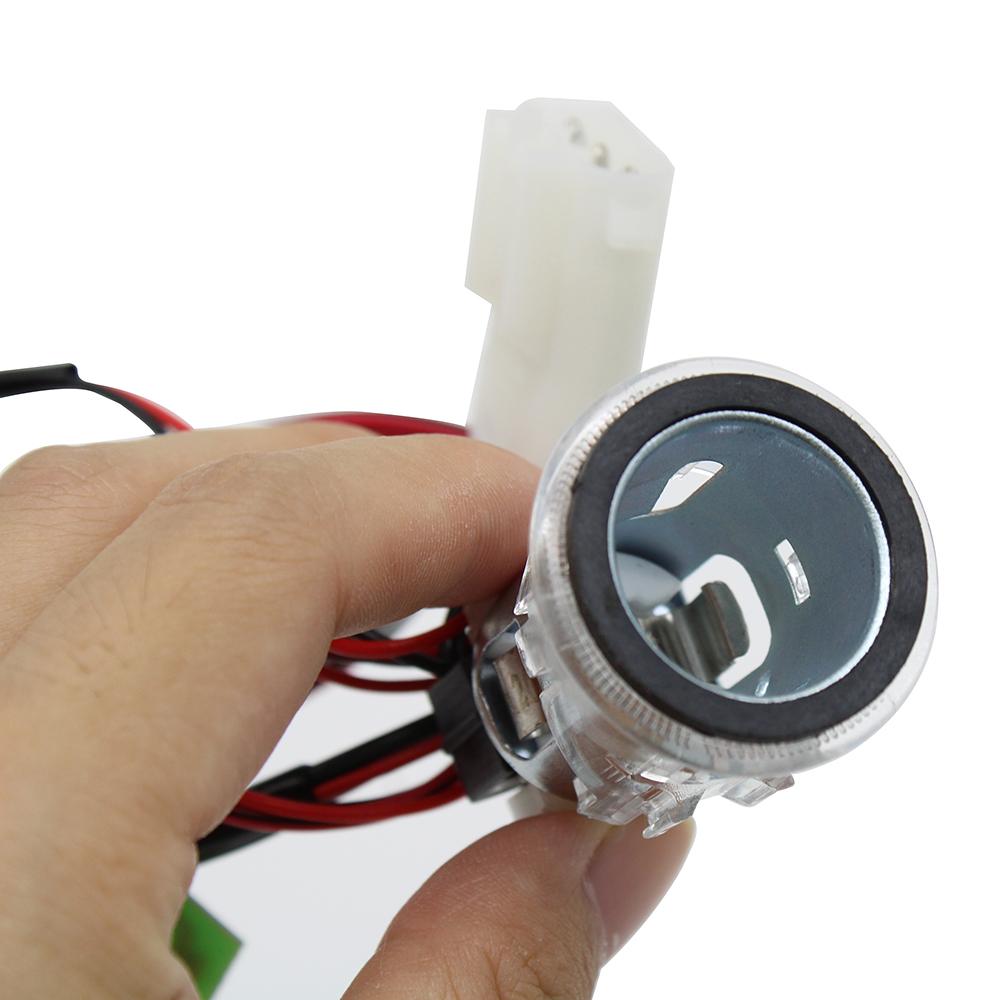 Auto Frontkonsole Getränkehalter Stecker Zigarettenanzünder Buchse mit Kabel für BMW 5 6 X5 X6 Serie F10 F11 F06 F12 E70