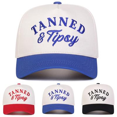 Unisex Tanned Tipsy Letter Embroidery Baseball Caps Spring Autumn Outdoor Adjustable Casual Hats Sunscreen Hat Sports Cap