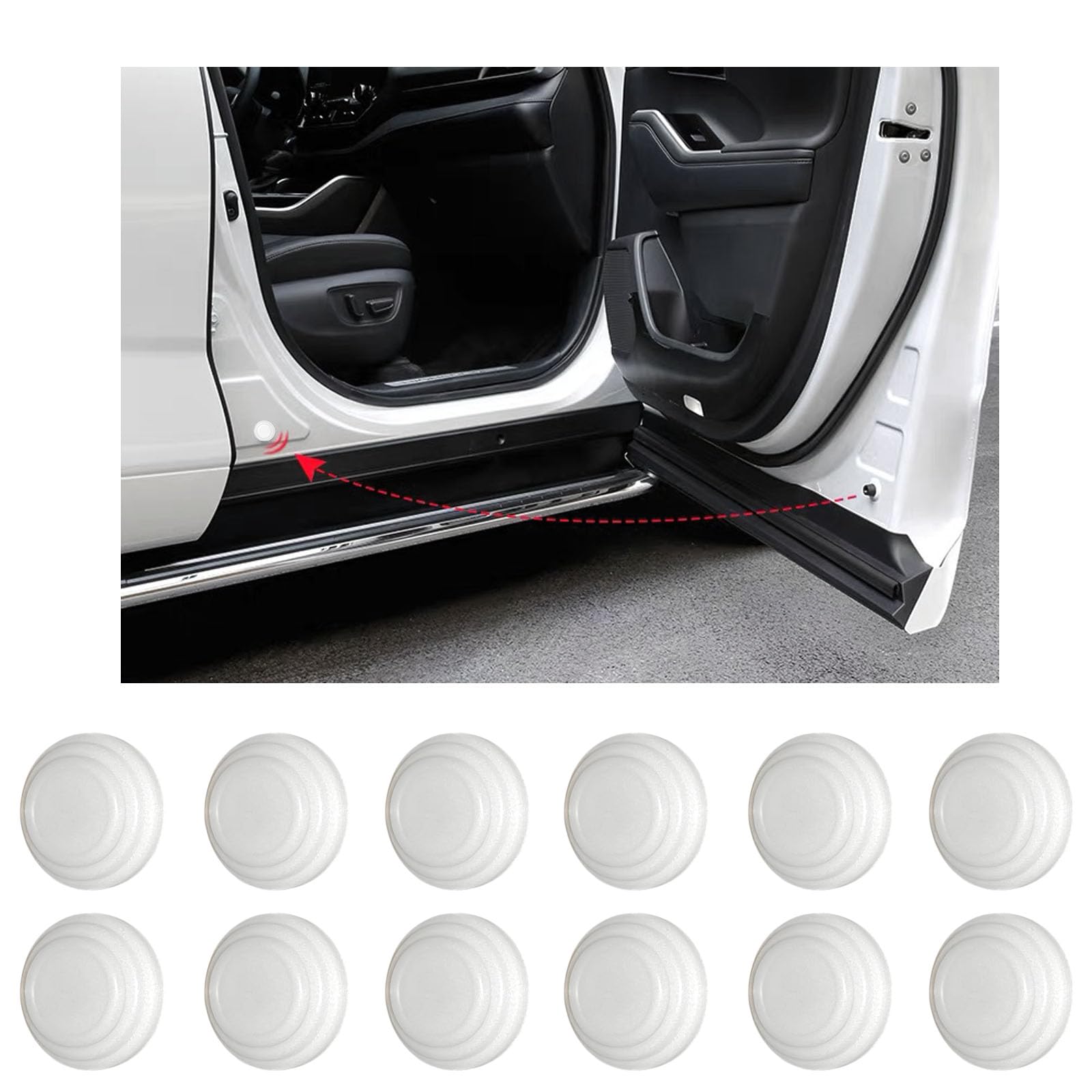 Подушка на дверь автомобиля для Fiat 500 / 500e / 500e Open 500C 500X Panda Dobro 3-го