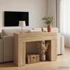 Coffee Table Sonoma Oak 102 X 35 X 75 Cm Engineered Wood