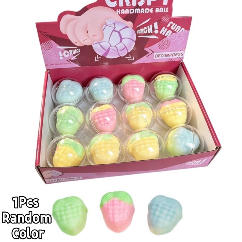Multiple Series Squeezable Stress Balls Slow Rebound Wax Skin Squeeze Toy Adult Sensory Fidget Toy Soothing Relieving Stress