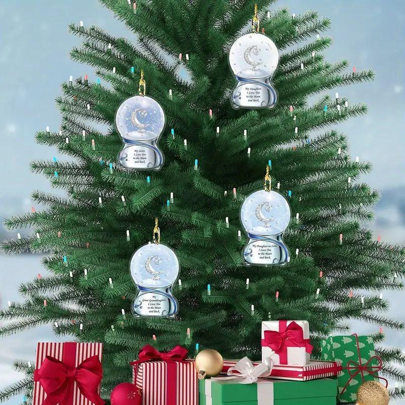 Acrylic Car Highquality Hanging Decoration Stylish Christmas Tree Ornament Homes For