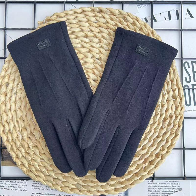 

Мужские перчатки флис теплые немецкий флис ветрозащитные и холодостойкие сенсорный экран велосипедные перчатки для вождения one size fits all чёрный