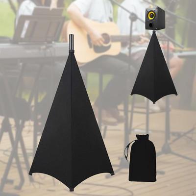 Pokrowiec na głośnik DJ Light z regulacją wysokości i torbą do przechowywania, wygodny w użyciu, ze spódnicą na statyw