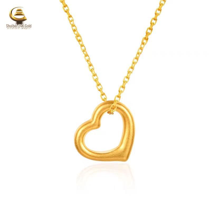 Pure Gold Slim Waist Abacus Pendant Necklace - Promotional Gift Style