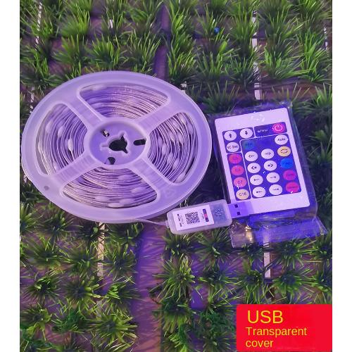 

Новый светодиодный уличный атмосферный светильник The Magic Lotus Lantern, цветной слайд, Bluetooth-приложение, дистанционное управление, цветной кожаный светильник, Unilateral 5m 50led