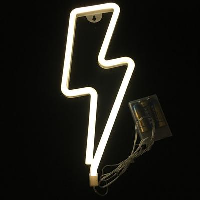 LED Neon Light Loving Heart Hanging Plastic Neon Light For Bedroom Room Decor