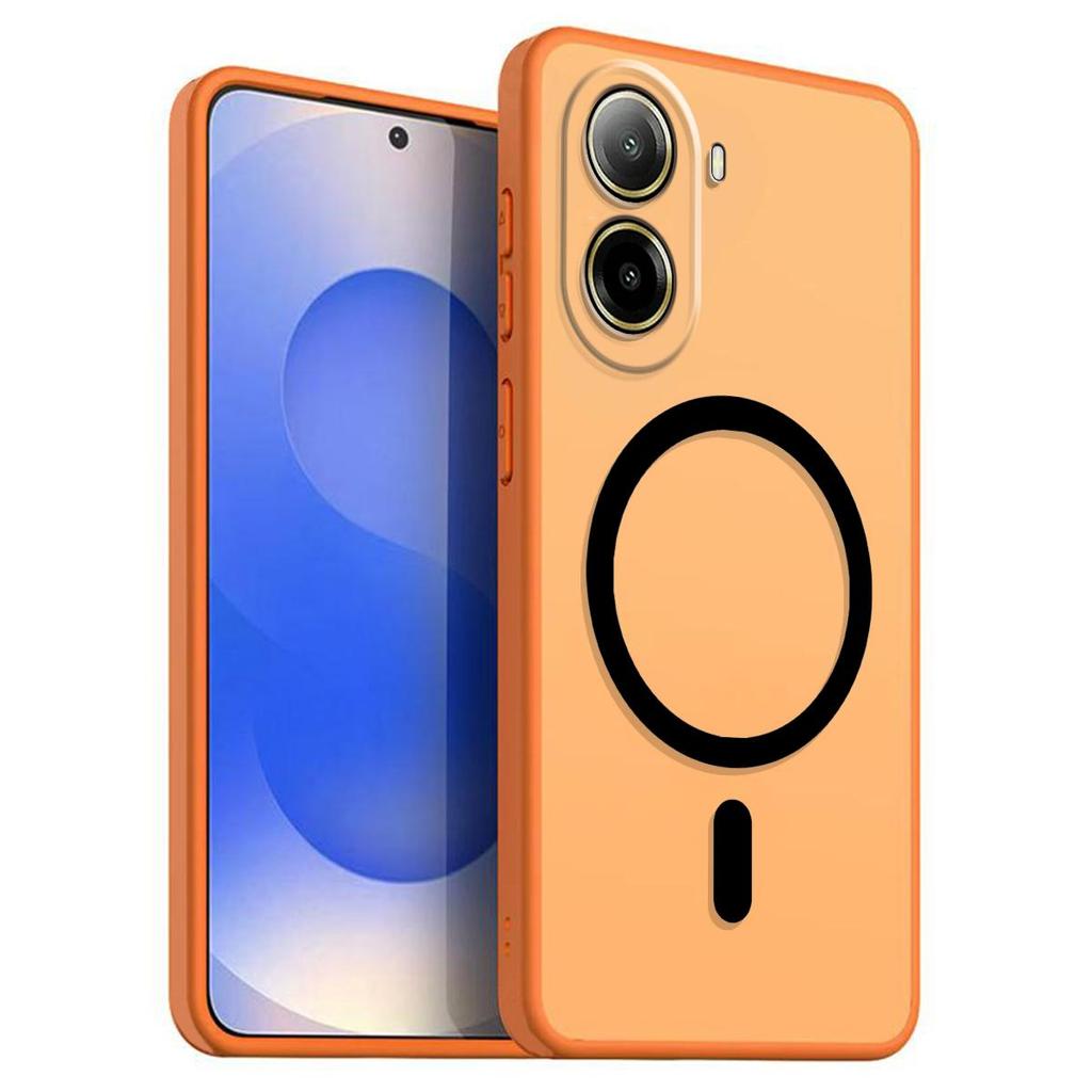 Magnetic Iron Ring Phone Case for Xiaomi POCO X7 Pro 5G Matte Soft TPU Shockproof Cover