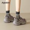 Platform dad shoes new spring small soft-soled sports shoes show small casual shoes