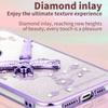 KADEM For Oppo Reno13 5G (Global) Case Dragonfly Kickstand TPU Flowers Glitter Phone Cover