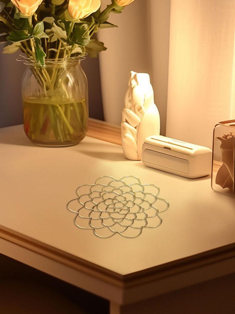 Floral Grid Organizer Reusable Flower Frog Wire Arranger Foldable Metal Wire Flower Arrangement Holder for Home & Flower Shop