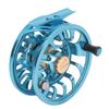 Fly Fishing Reel Blue 5 7 Drag System Part 3ATM 90mm OD Aluminium Alloy for Fishing Enthusiast Gifts