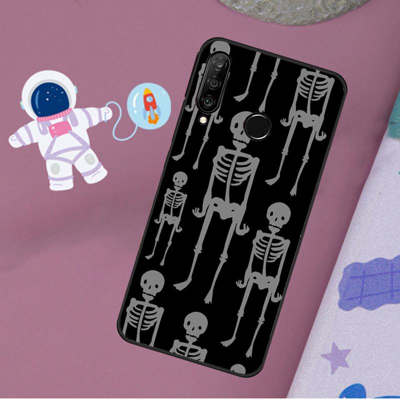

Психоделический Скелет Для Huawei Nova 12s 12i 11i 8i Y73 Y72 Y61 Y91 Y90 Y70 Y60 9 10 SE P30 P40 Lite P60 Pro Чехол Huawei Nova 12i