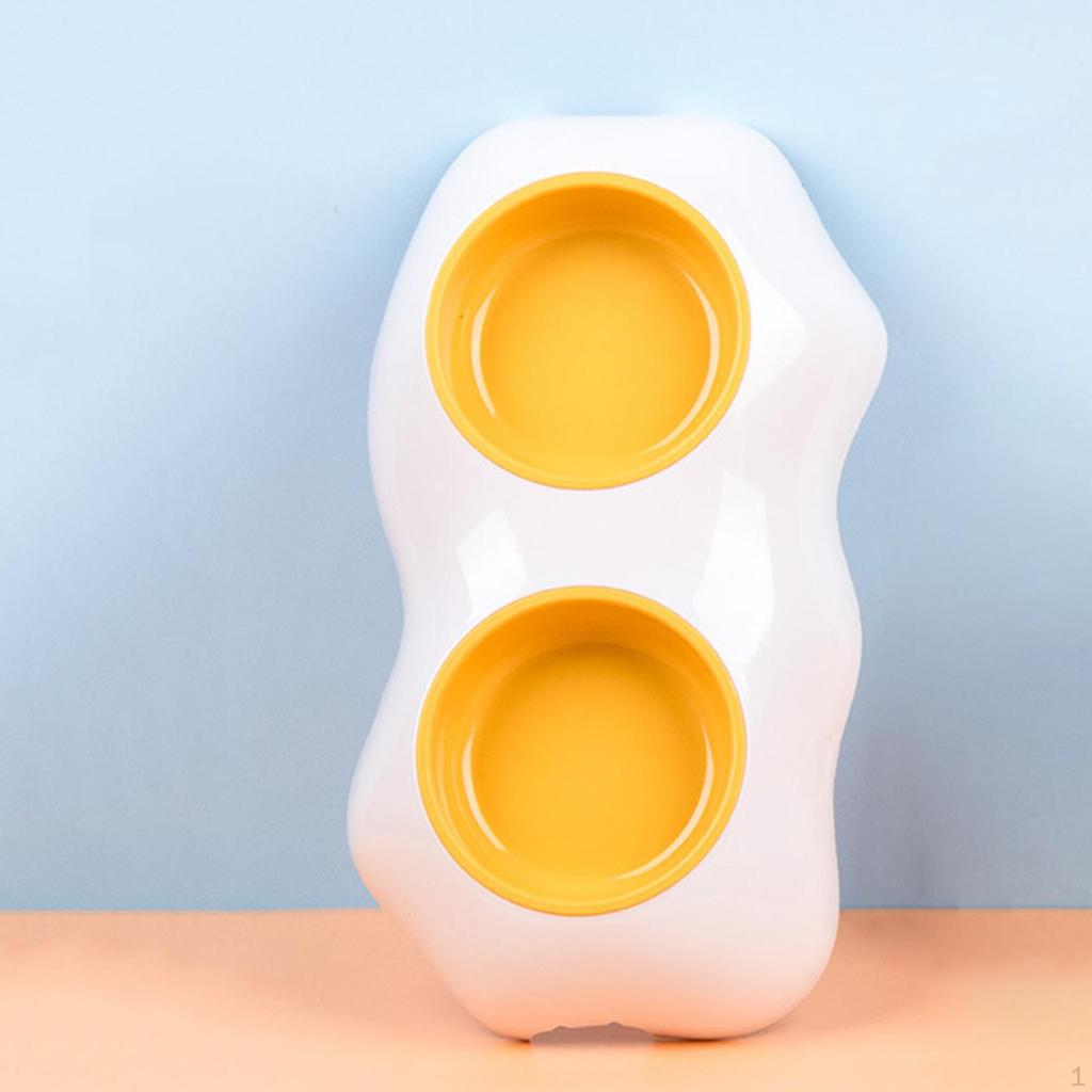 Bowl Egg Yolk Design Detachable Container Pet Supplies