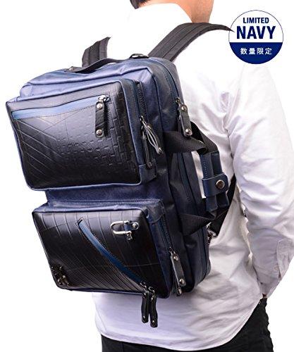 Morino Canvas X SEAL Business Bag Waterproof Zipper Waterproof 3WAY Business Backpack Maritime Force Recruitment Made In Japan Men's Self-Defense