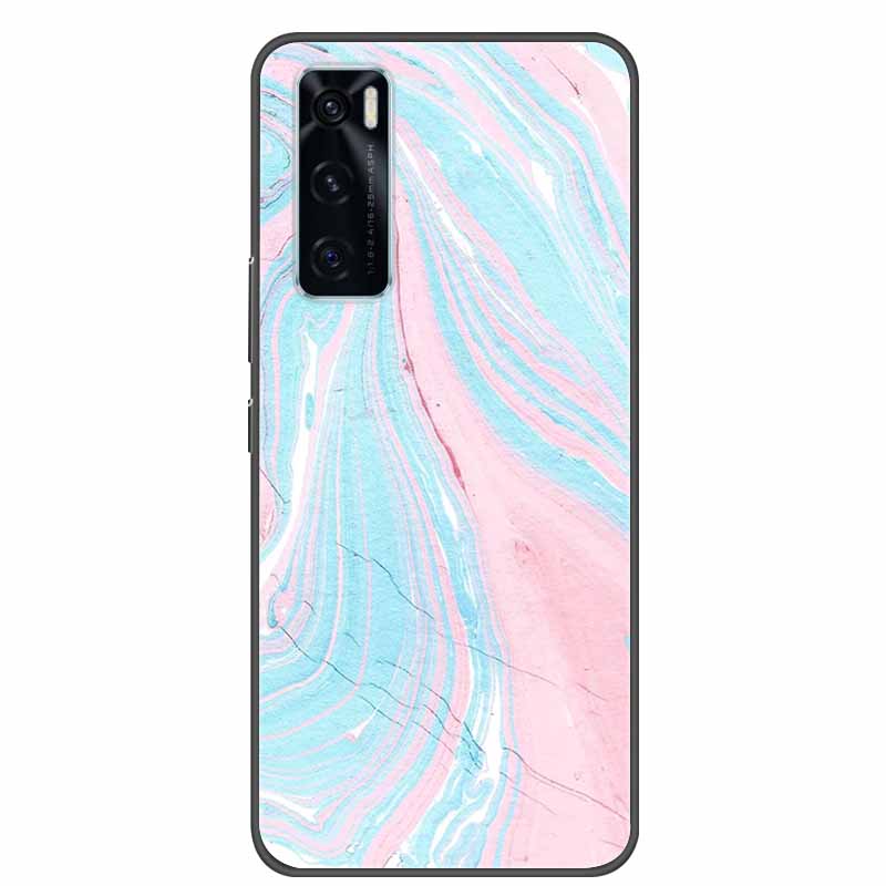 For Vivo V20 SE Case Marble Silicone Soft TPU Bumper Cover Coque For Vivo V20 SE Back Cover Cases for VivoV20 SE V20SE V 20 SE