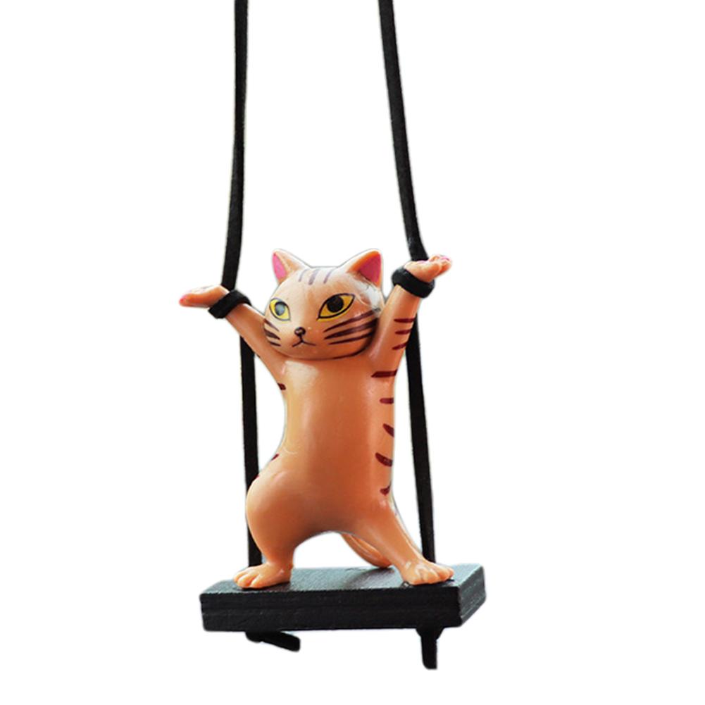 

Милые качели-ветки для кошек, подвесные качели, кошка, украшение для салона автомобиля, подвесной декор для салона автомобиля, аксессуары для салона автомобиля кофейный