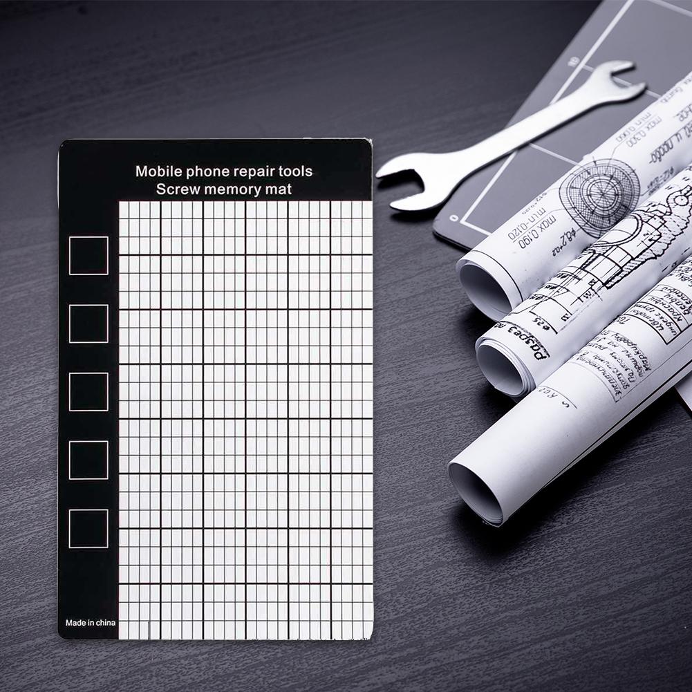 1pc Magnetic Screwpad Screw Postion Memory Plate Mat Small Screws Assorted Fixing Chart Board Magnetic Tool Pad
