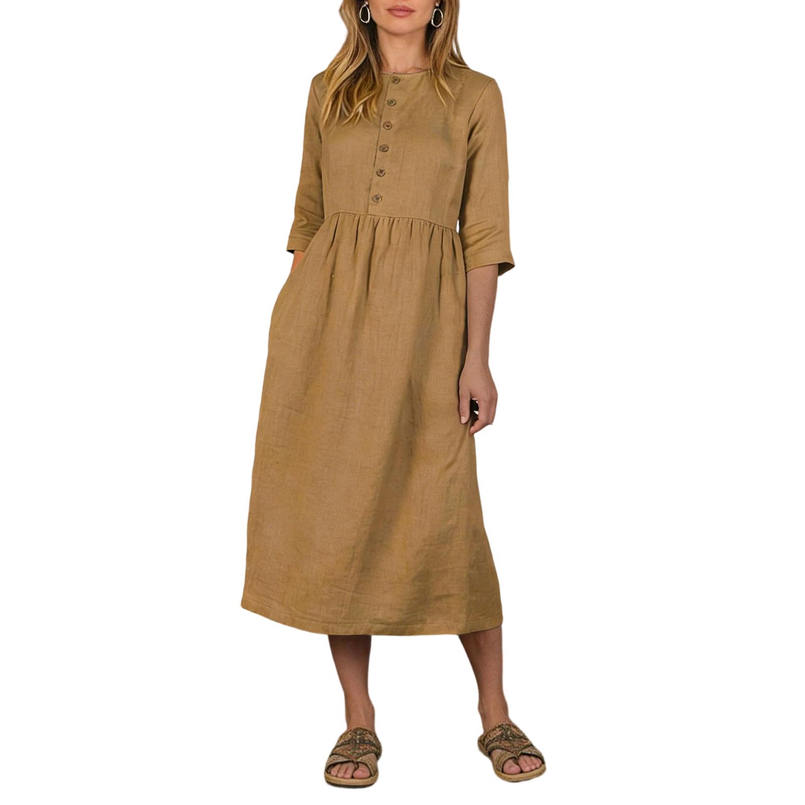 

Dress For Women Long Boho Beach Dress Elegant Maxi Dress Short Sleeve Dress S