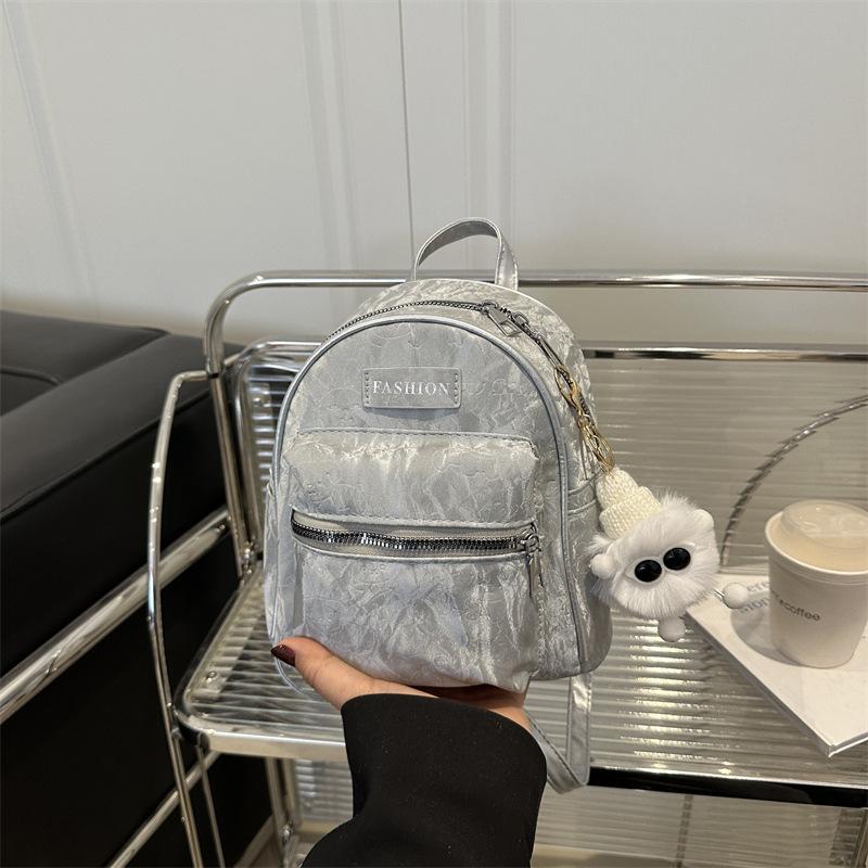 Backpack women 2025 new fashion travel small bag students go to work backpack after going out
