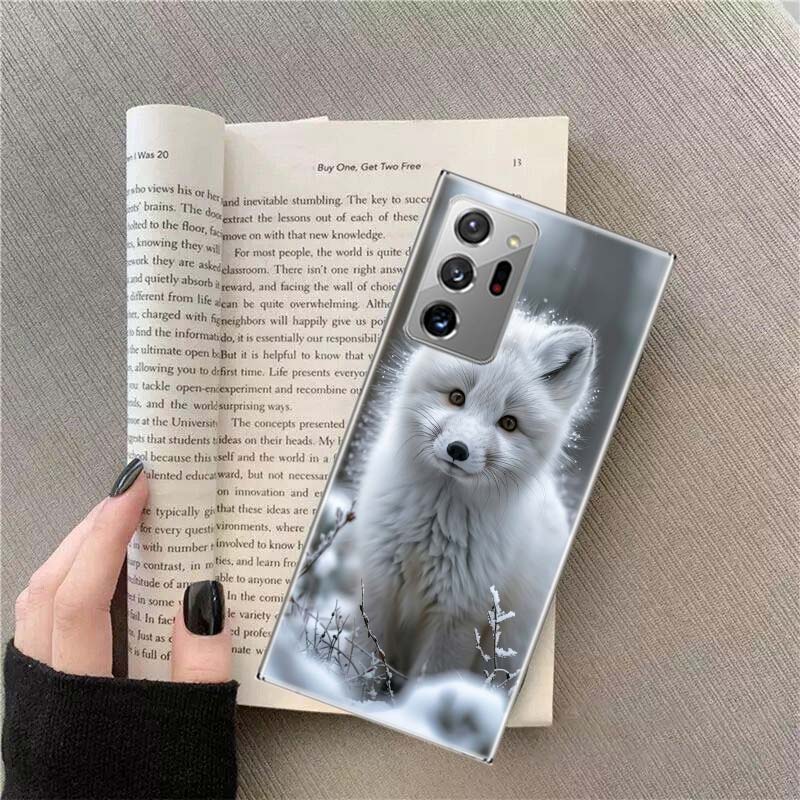 

The Shot of a White fox in Heavy Snow Phone Case for Samsung A17 A37 A57 A07 A16 A26 A36 A56 A05S A15 A25 A35 A55 Galaxy A03 A13 Samsung A05S