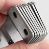 20/2pcs Stainless Steel Interlock Bracket Furniture Joint Connector Wall Hanger Picture Frame Hooks Flush Mount Hanging Buckle