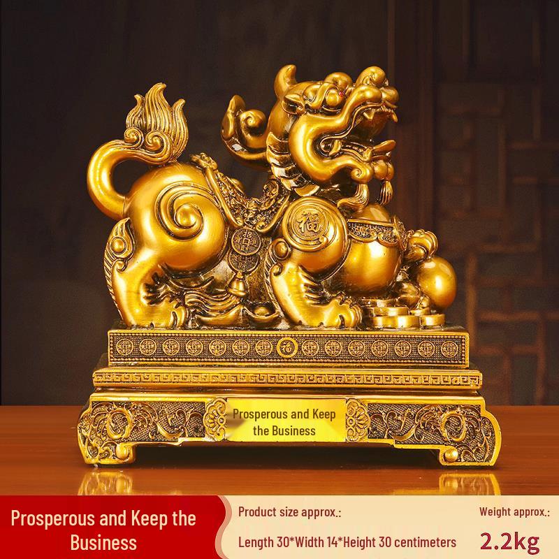 Popular Pixiu Ornament: Fortune-Attracting Decor for Living Rooms, Wine Cabinets, Offices, Shops, and Housewarming Gifts