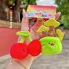 Magnet Key Holder With Plush Fun Fruit Coconut Orangedesign For Use Home