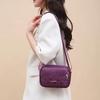 Women Casual Shoulder Bag Multi Pocket Oxford Crossbody Fashion Handbag for Shopping and Commuting