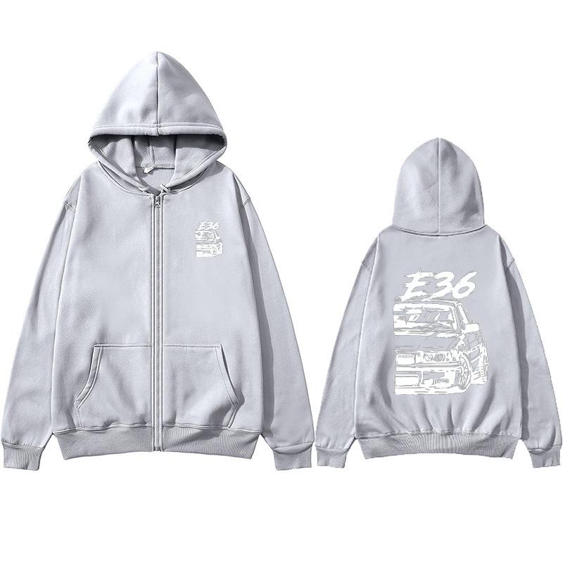 E36 Толстовка с капюшоном на молнии — фото 5