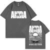 Japanese Science Fiction Cartoon Movie Anime Akira Shotaro Kaneda Graphic T Shirt Unisex Women Fashion Vintage Oversized T-shirts