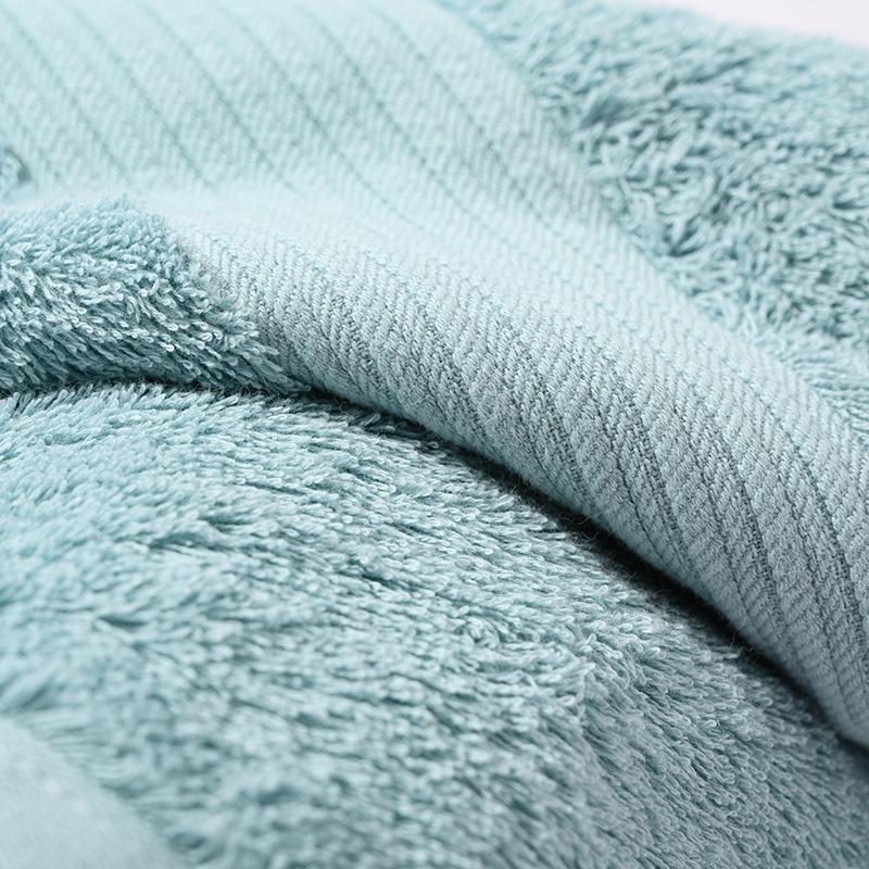 Cotton Towel Square Towel Bath Towel Eight-piece Set Class A Combed Long-staple Cotton Thickened Absorbent Comfortable Home Daily Necessities