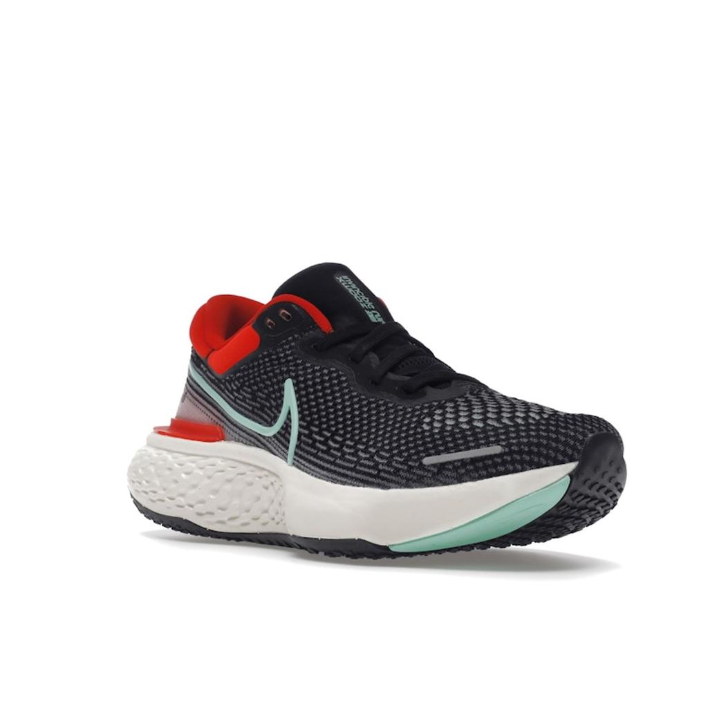Nike ZoomX Invincible Run Flyknit Black Chile Red Men Sneakers Green-Glow CT2228-002