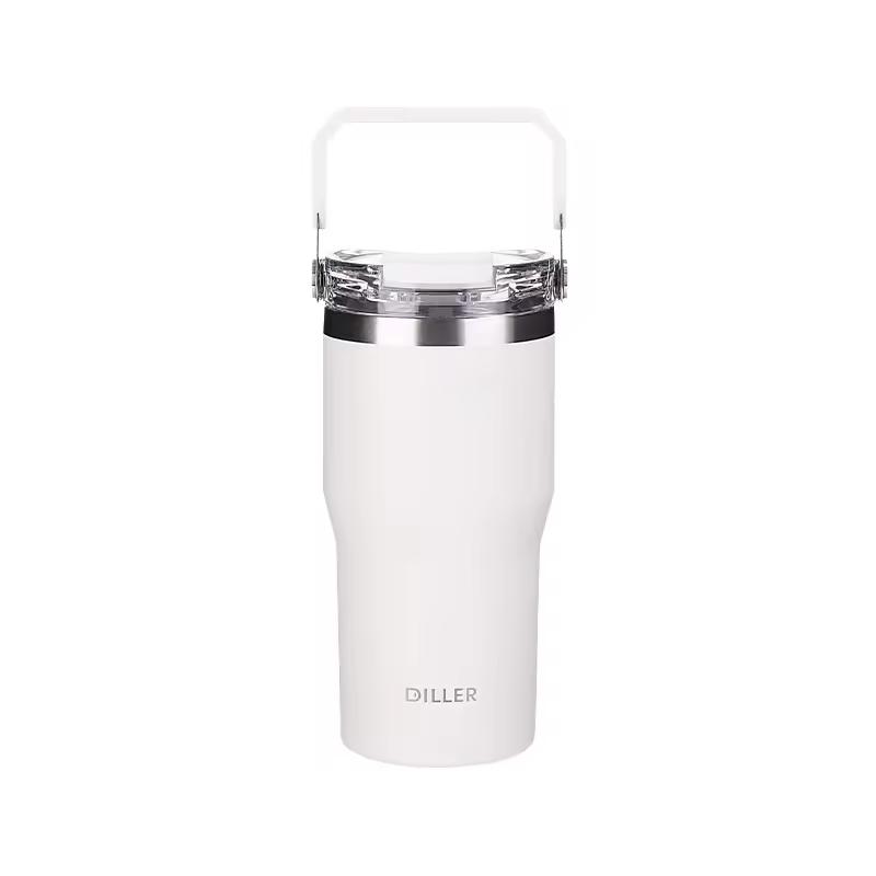 Stainless Steel Travel Tumbler Double Wall Insulated Water Bottle 620ml 950ml Vacuum Flask Thermal Cup for Hot Cold Drinks 620ml
