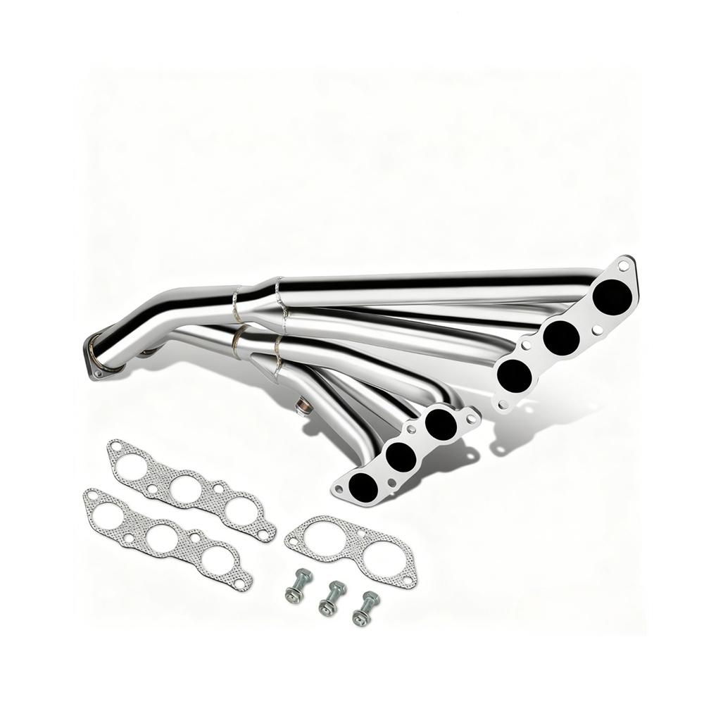 Stainless Steel Exhaust Manifold Header For 2001-2005 Lexus IS300 3.0L 2JZGE 6 Cylinder серебряный
