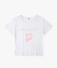 Aleubenkeulleob Stamp Pink Cherry Women'S Slim Fit Short Sleeve T-Shirt