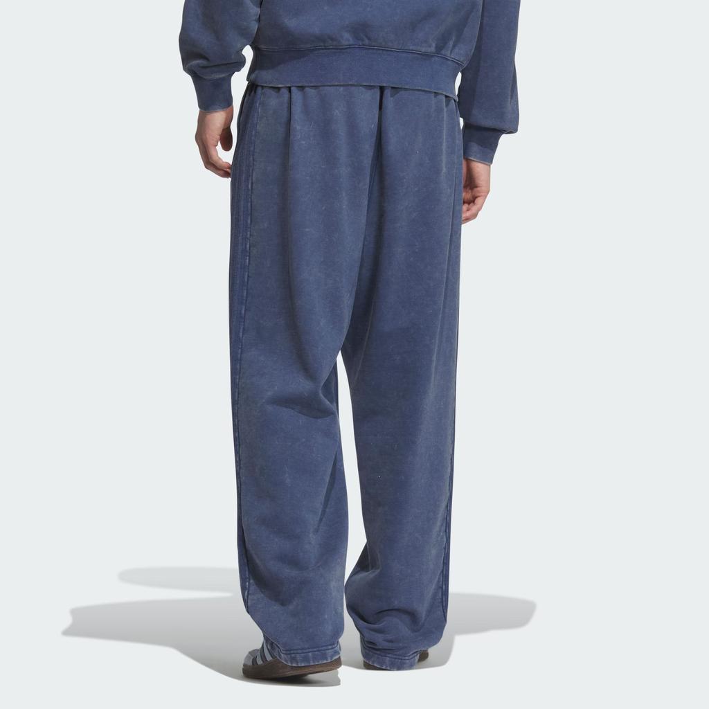 adidas Originals WASHED JOGGERS Knitted Sweatpants Men's Uniform Blue KA2317-