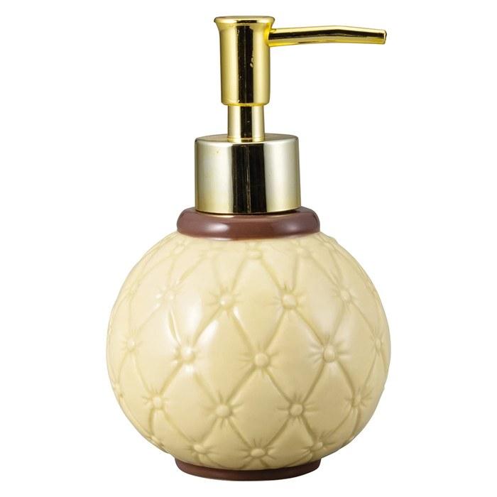 [Sanart] Disney "Beauty and the Beast" Soap Dispenser, Approx. 330ml, SAN3633, Yellow Soap Dispenser