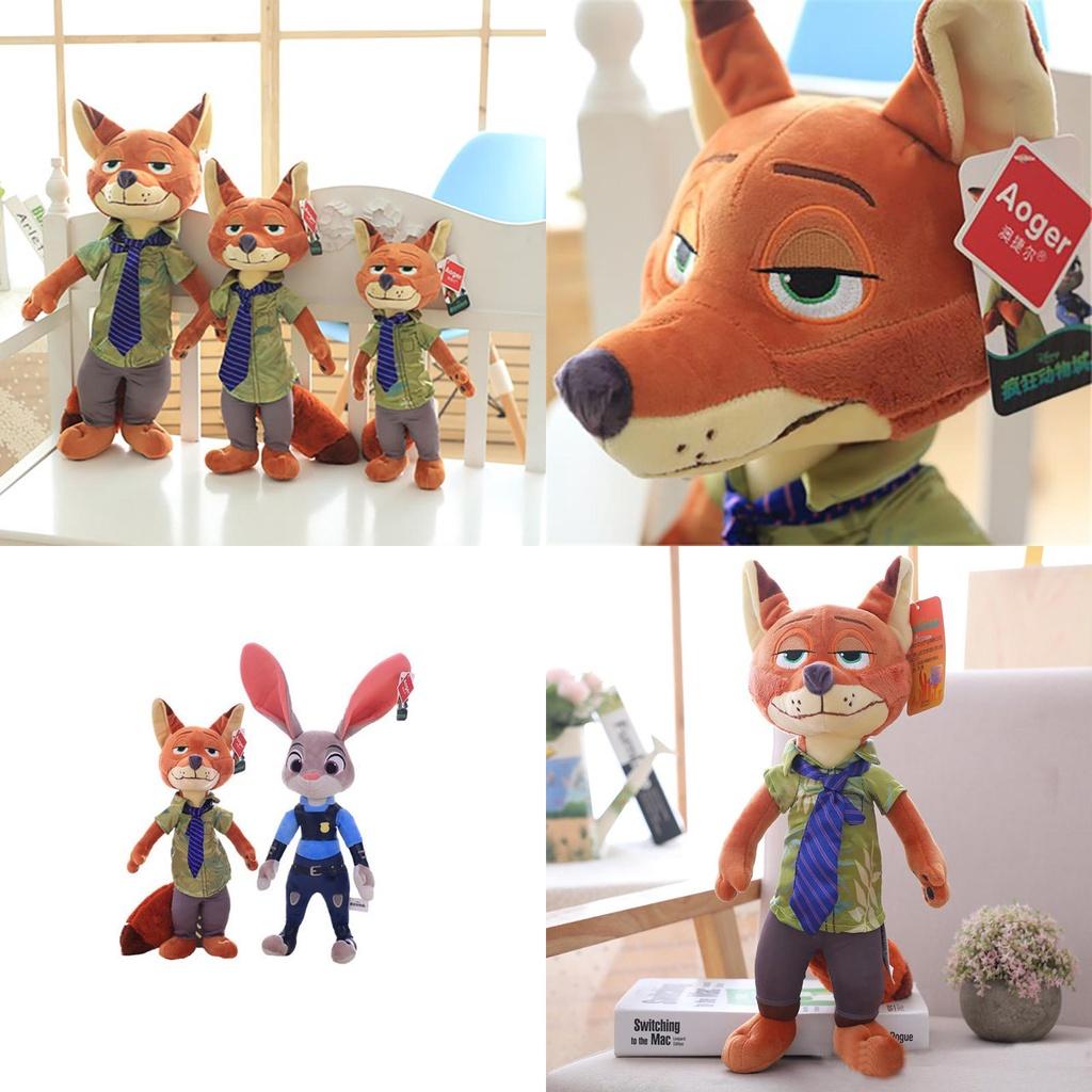 Zootopia/zootropolis Judy Hopps And Nick Wilde Plush Toy Ideal Kids Gift For Fans