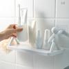 Self-adhesive Bathroom Shampoo Storage Racks Non-Punch Floating Shelf for Sundries Organization