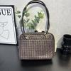 New Leather Woven Camera Bag Tofu Bag Niche Retro Boston Women's Bag Cross-border Fashion Shoulder Messenger Bag