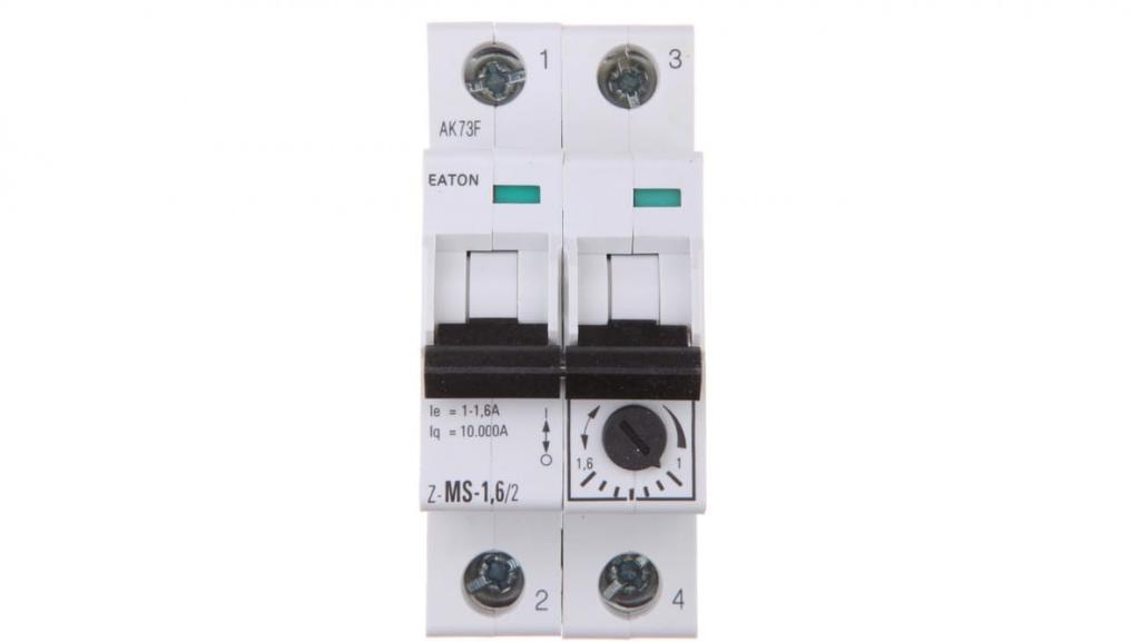 Motor circuit breaker 2P 0.55kW 1-1.6A Z-MS-1.6/2 248394