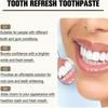 Tooth Refresh Toothpaste, Fresh Breath Whitening Toothpaste, Natural Oral Care & Enamel Repair, Helps Remove Coffee, Tea & Wine Stains, Fresh Minty Ge