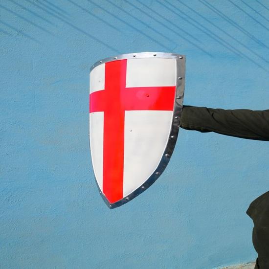 71,12 cm Middelalderskjold Stålskjold Tilpass Vikingskjold