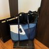 Large Capacity Bag Women's New Casual Denim Fashion Contrasting Color Splicing Shoulder Bag Tote Bag