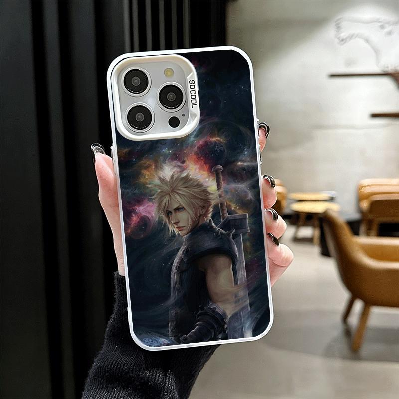 

F-Final F-Fantasy Anime Soft Phone Case for iPhone 15 16 17 Pro Max 17Air 16E 14 Plus 13 12 Mini Shockproof Cover Back Shell iPhone 14 Plus